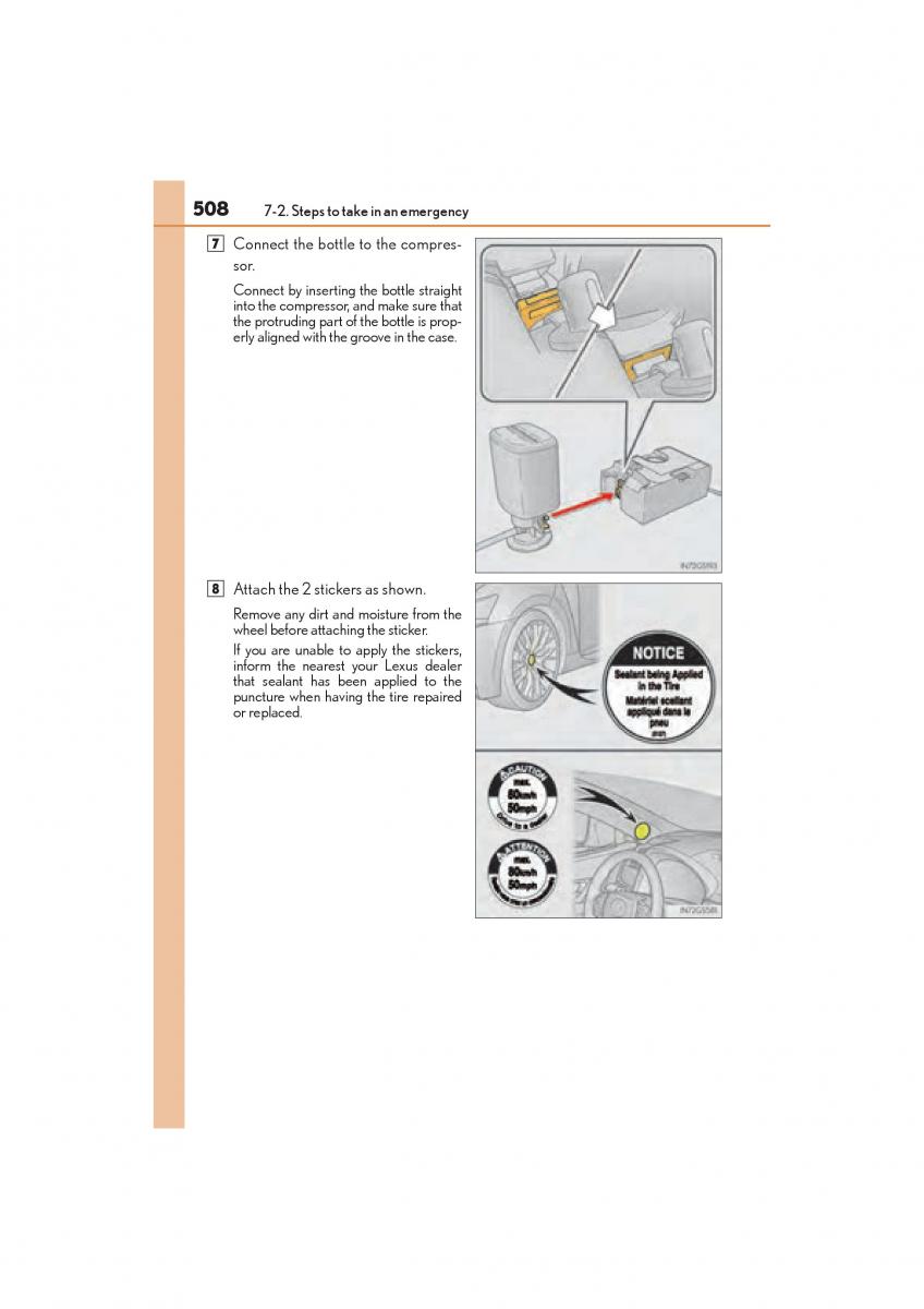 Lexus GS F IV 4 owners manual / page 510