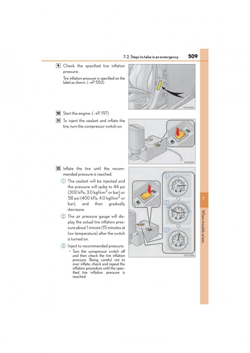 Lexus GS F IV 4 owners manual / page 511