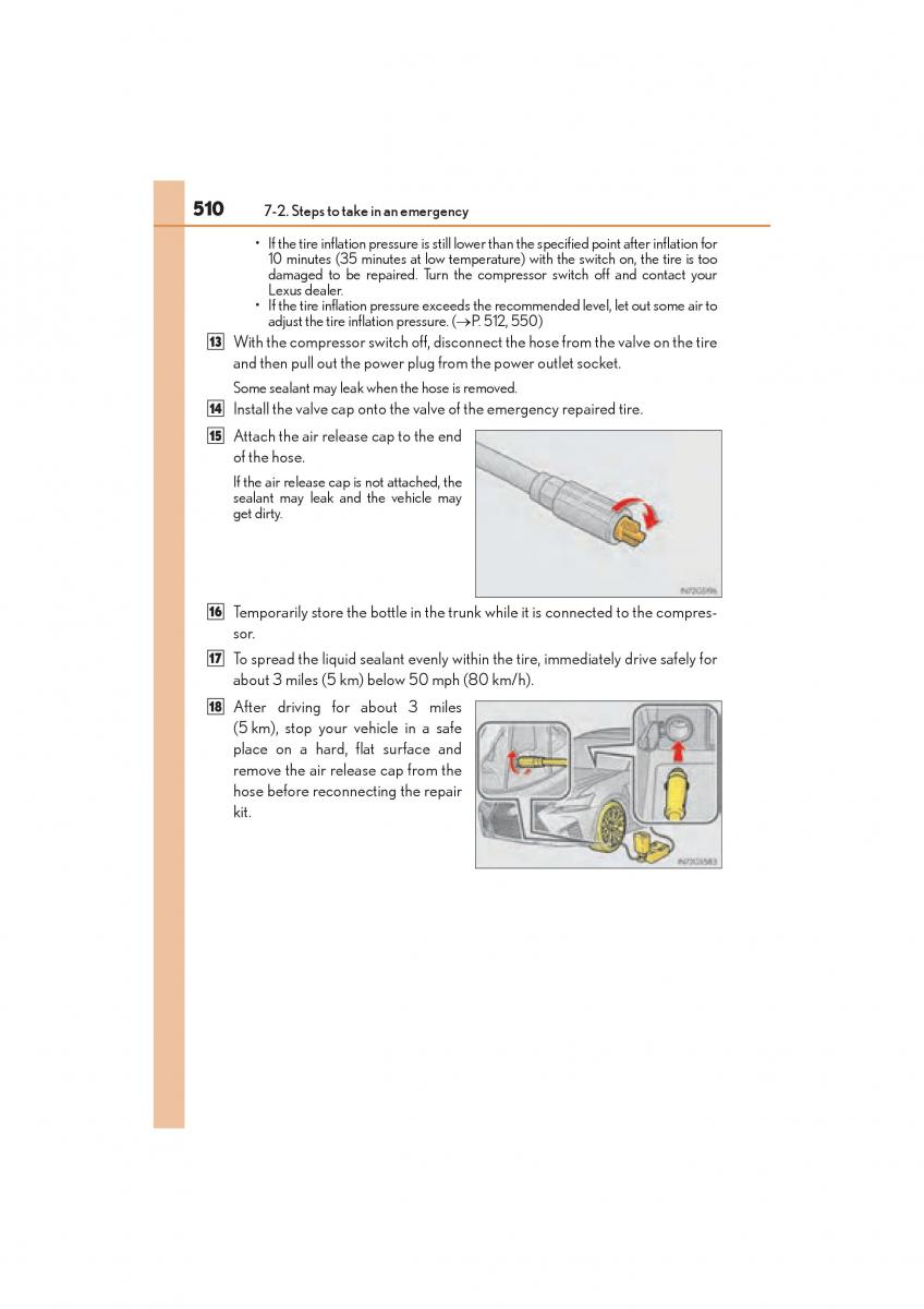 Lexus GS F IV 4 owners manual / page 512