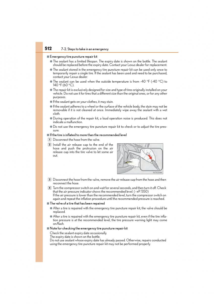 Lexus GS F IV 4 owners manual / page 514