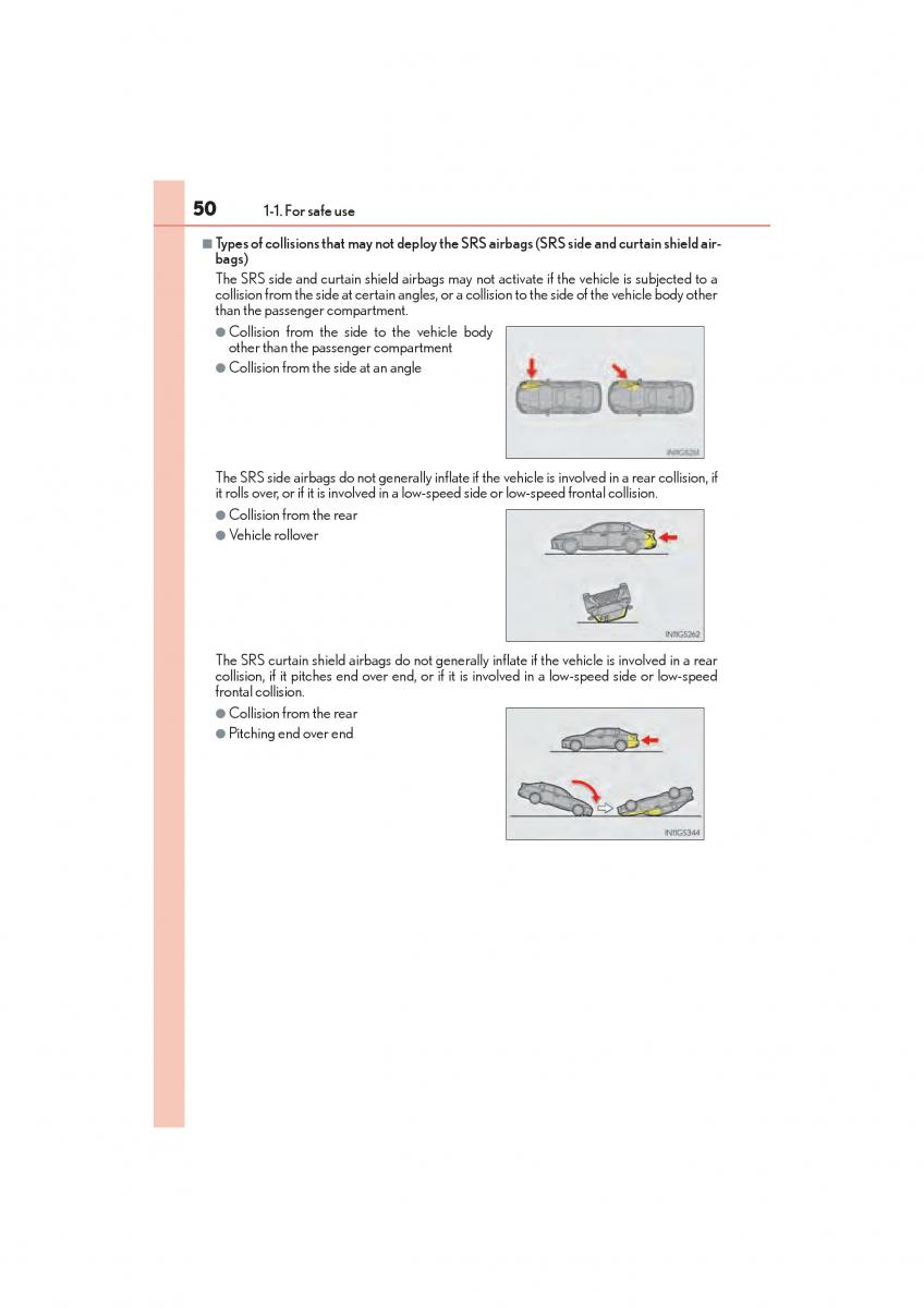 Lexus GS F IV 4 owners manual / page 52