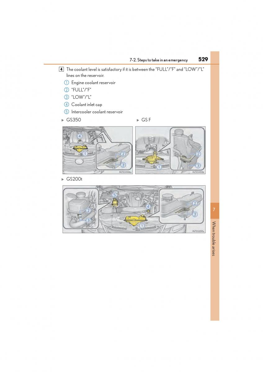 Lexus GS F IV 4 owners manual / page 531