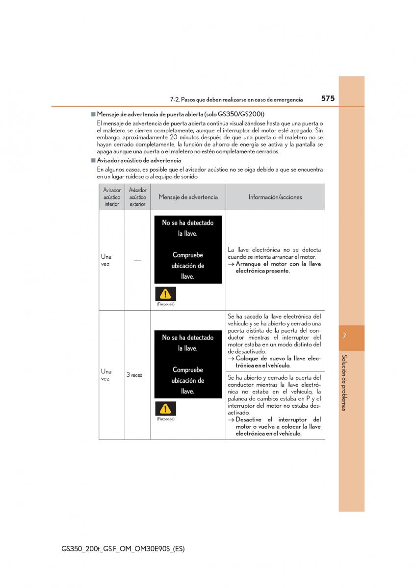 Lexus GS F IV 4 manual del propietario / page 575