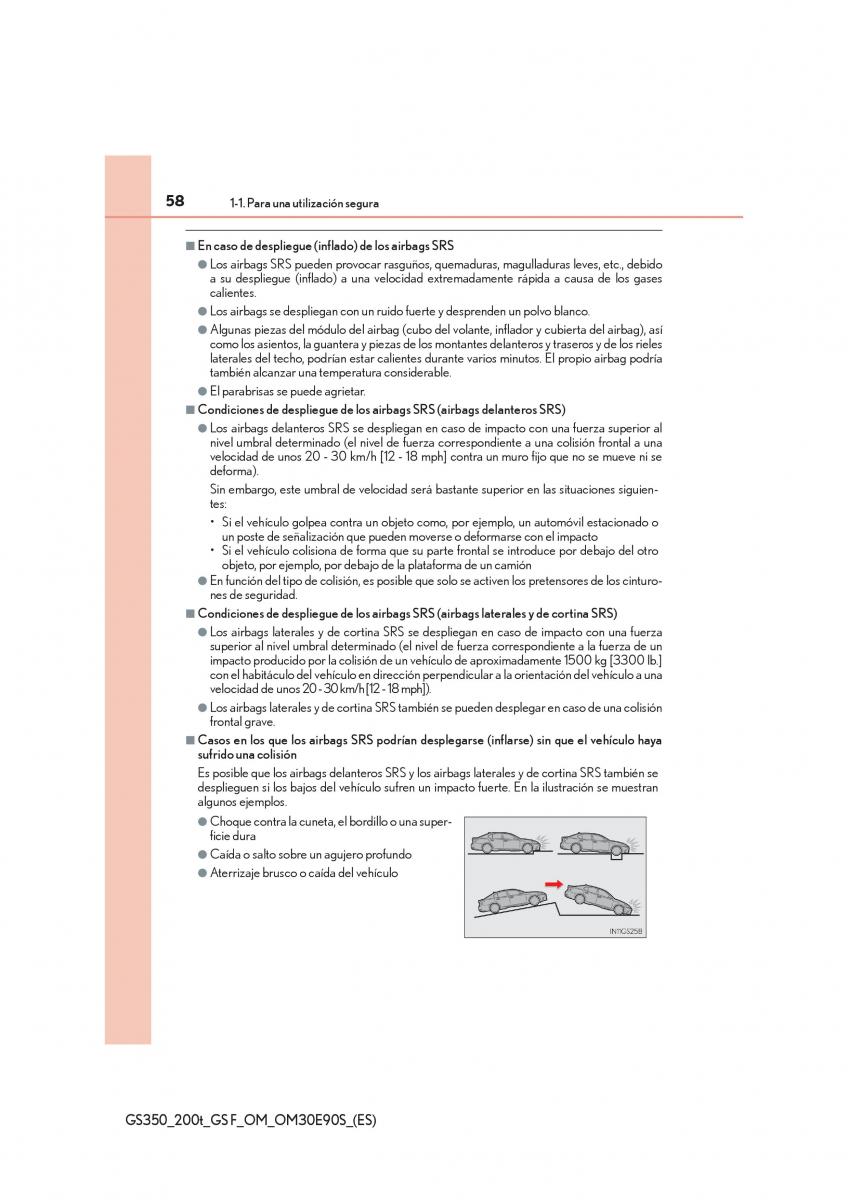 Lexus GS F IV 4 manual del propietario / page 58