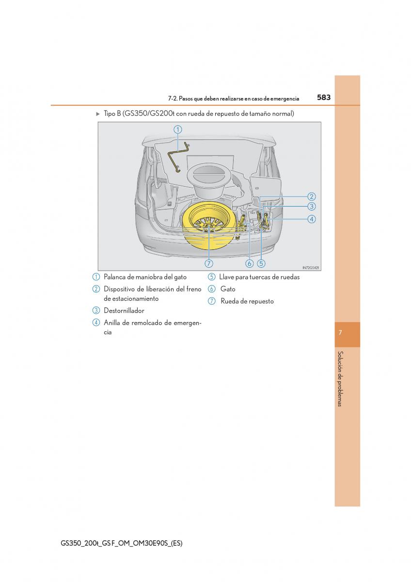 Lexus GS F IV 4 manual del propietario / page 583