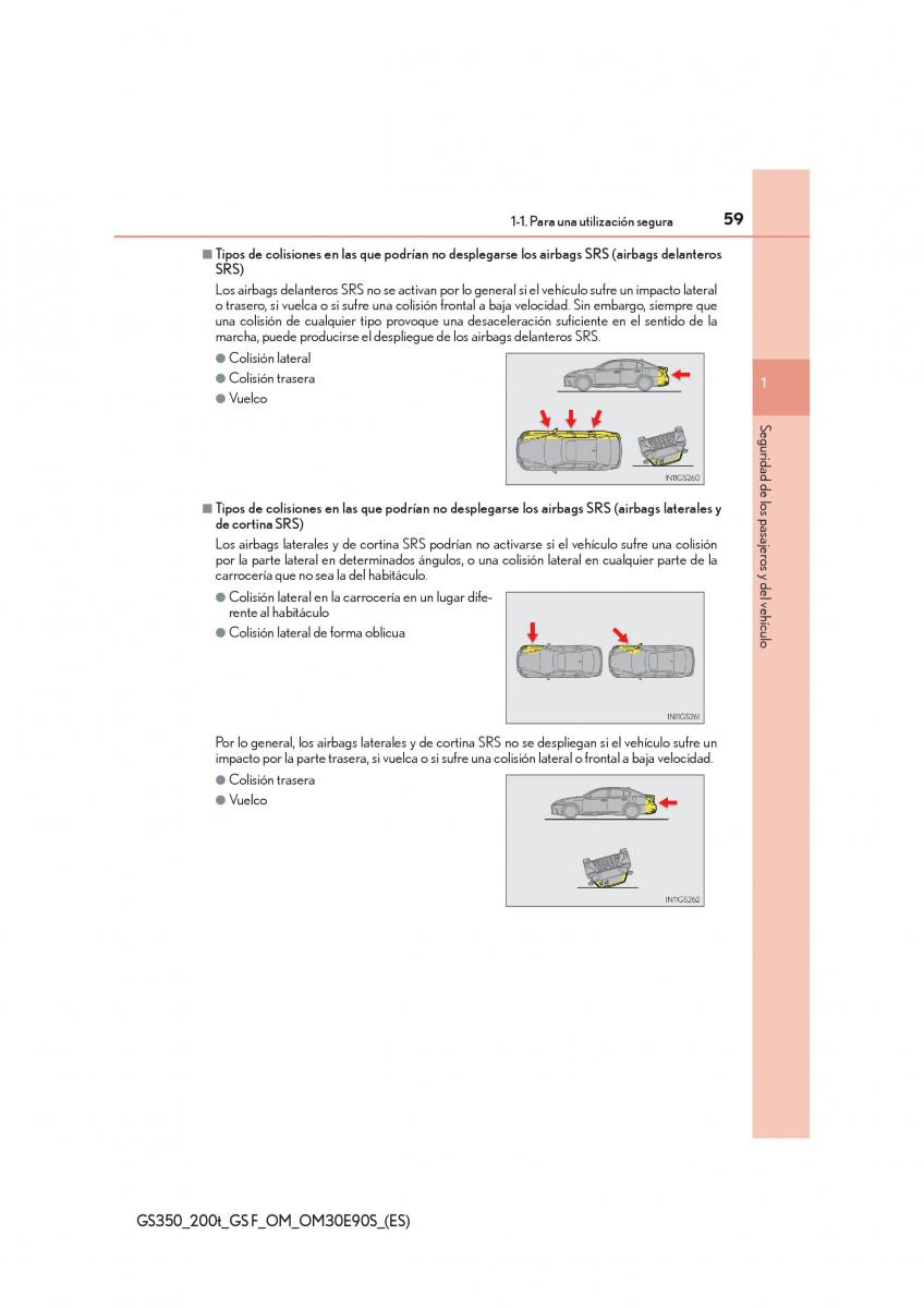 Lexus GS F IV 4 manual del propietario / page 59