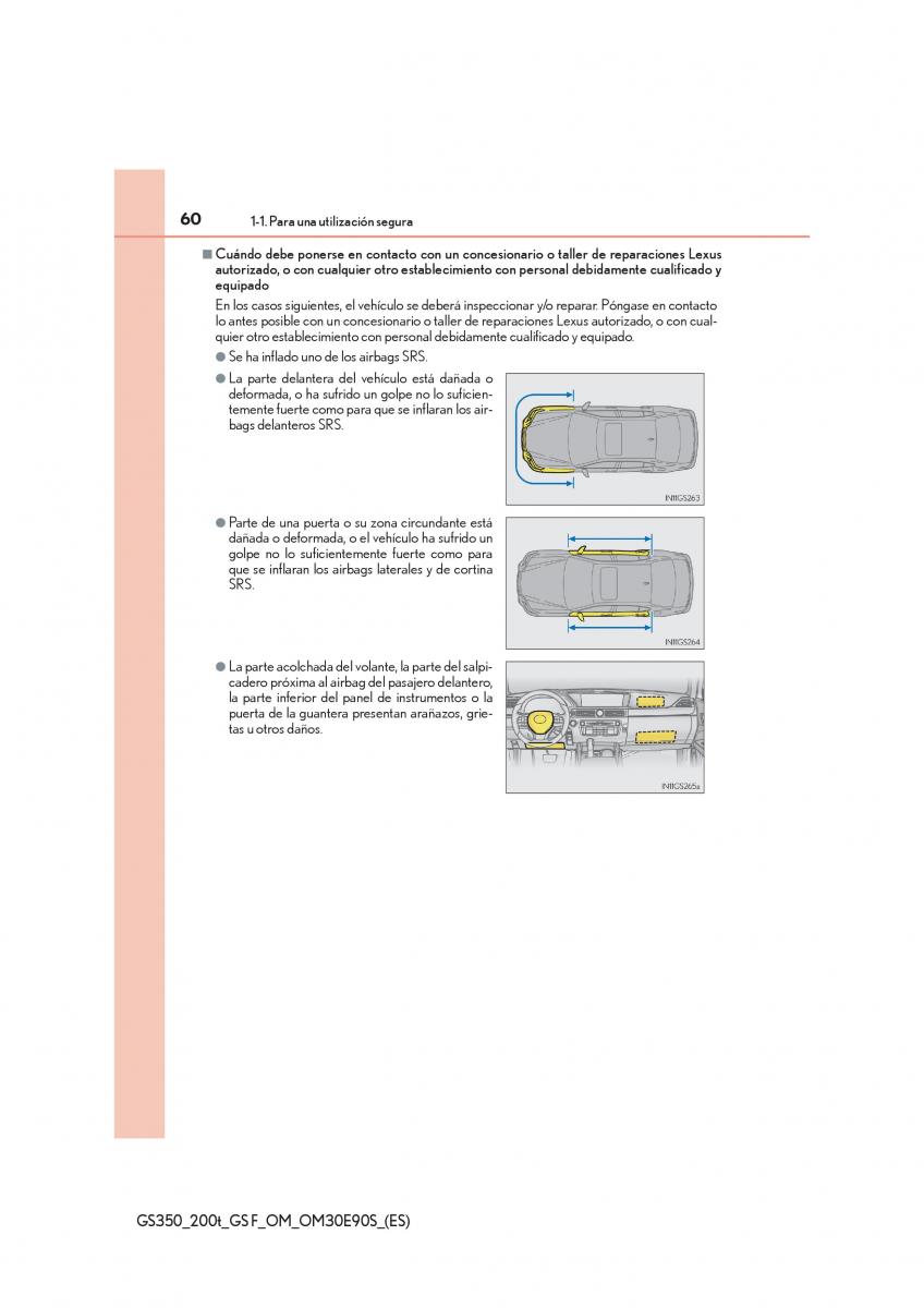 Lexus GS F IV 4 manual del propietario / page 60