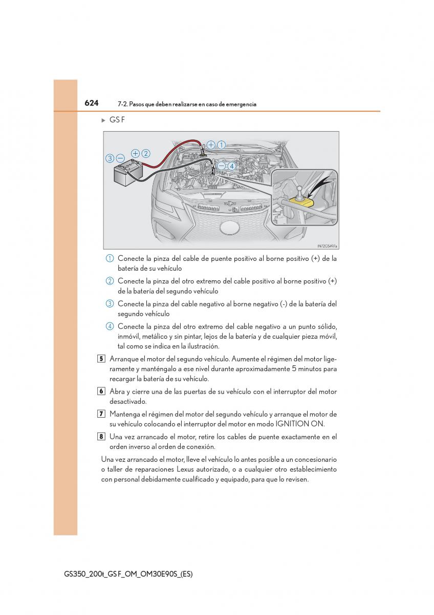 Lexus GS F IV 4 manual del propietario / page 624