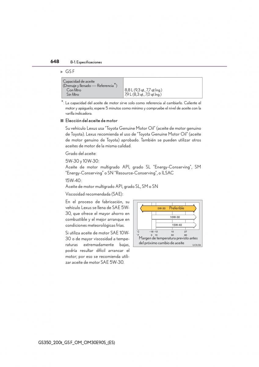 Lexus GS F IV 4 manual del propietario / page 648