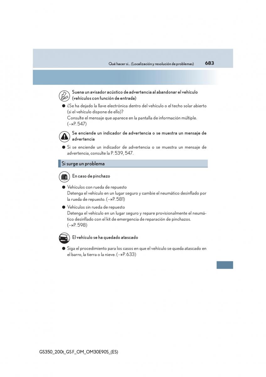 Lexus GS F IV 4 manual del propietario / page 683