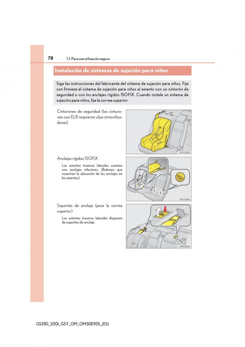 Lexus GS F IV 4 manual del propietario / page 78