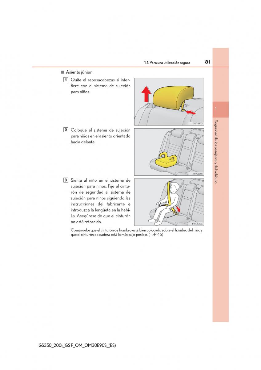 Lexus GS F IV 4 manual del propietario / page 81