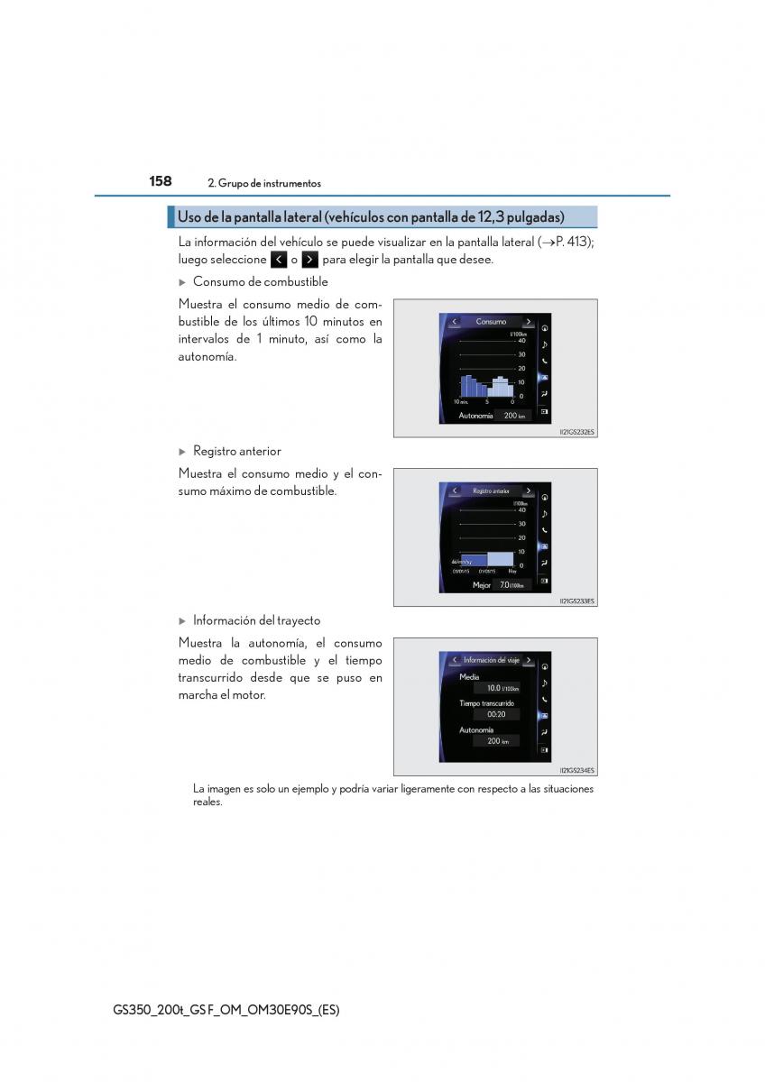 Lexus GS F IV 4 manual del propietario / page 158
