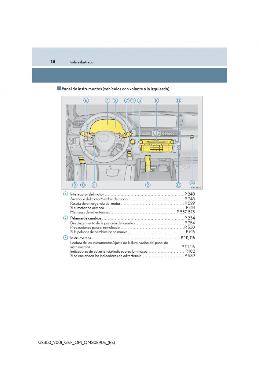 Lexus GS F IV 4 manual del propietario / page 18