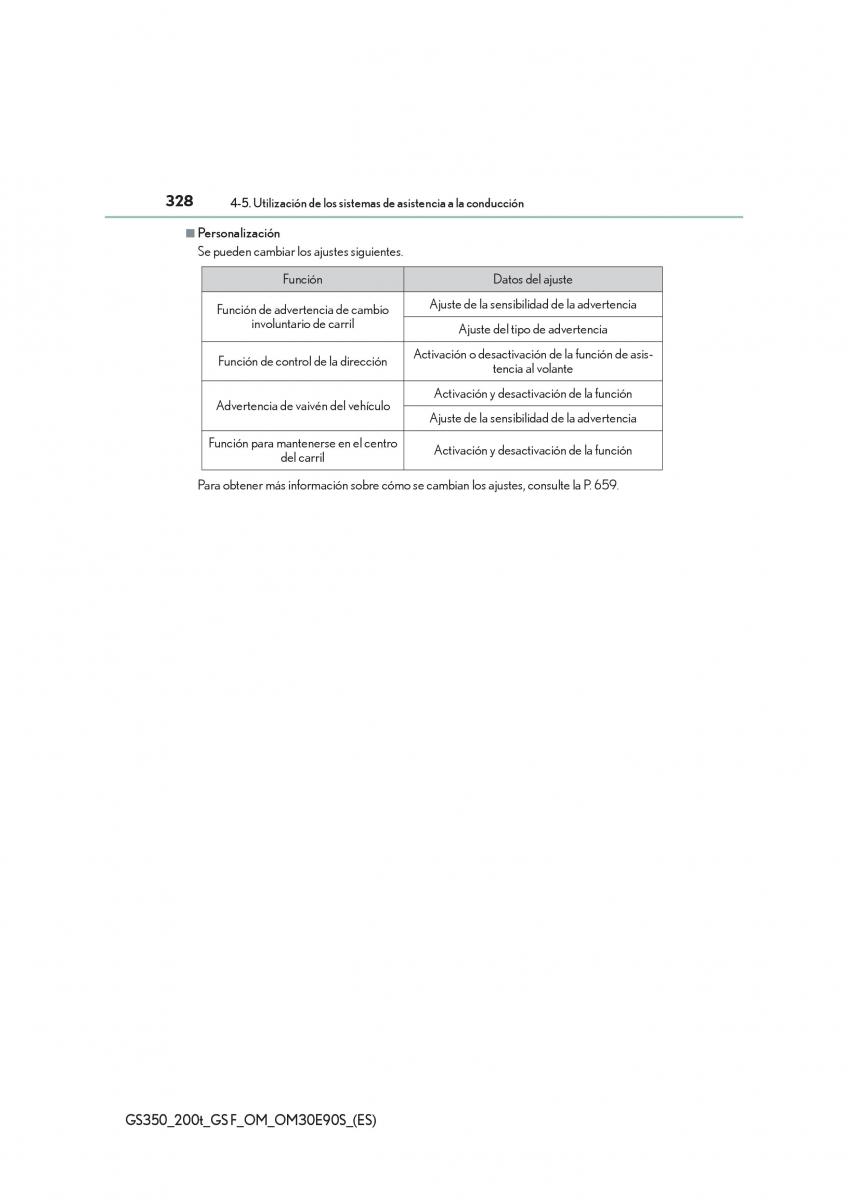 Lexus GS F IV 4 manual del propietario / page 328