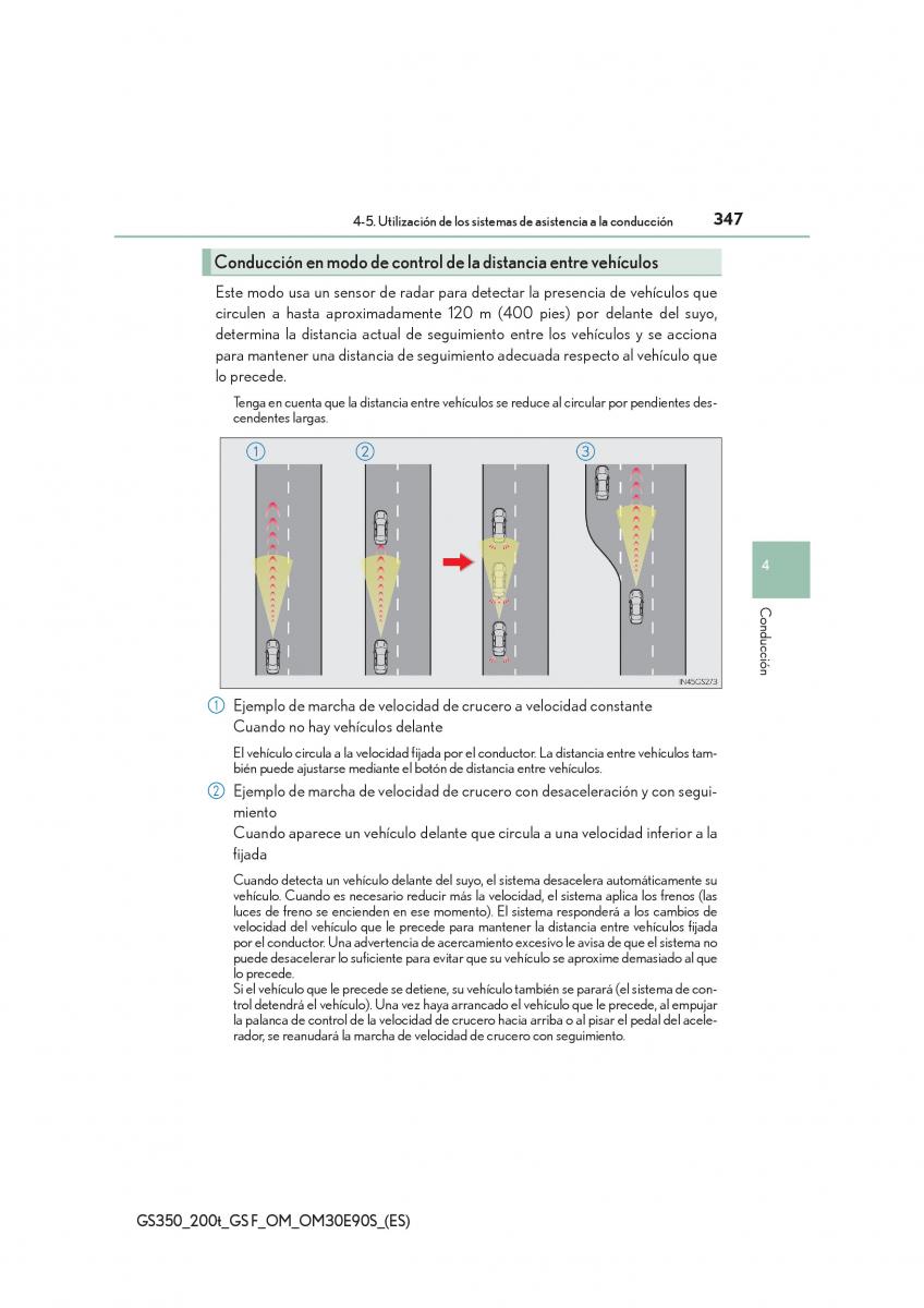 Lexus GS F IV 4 manual del propietario / page 347