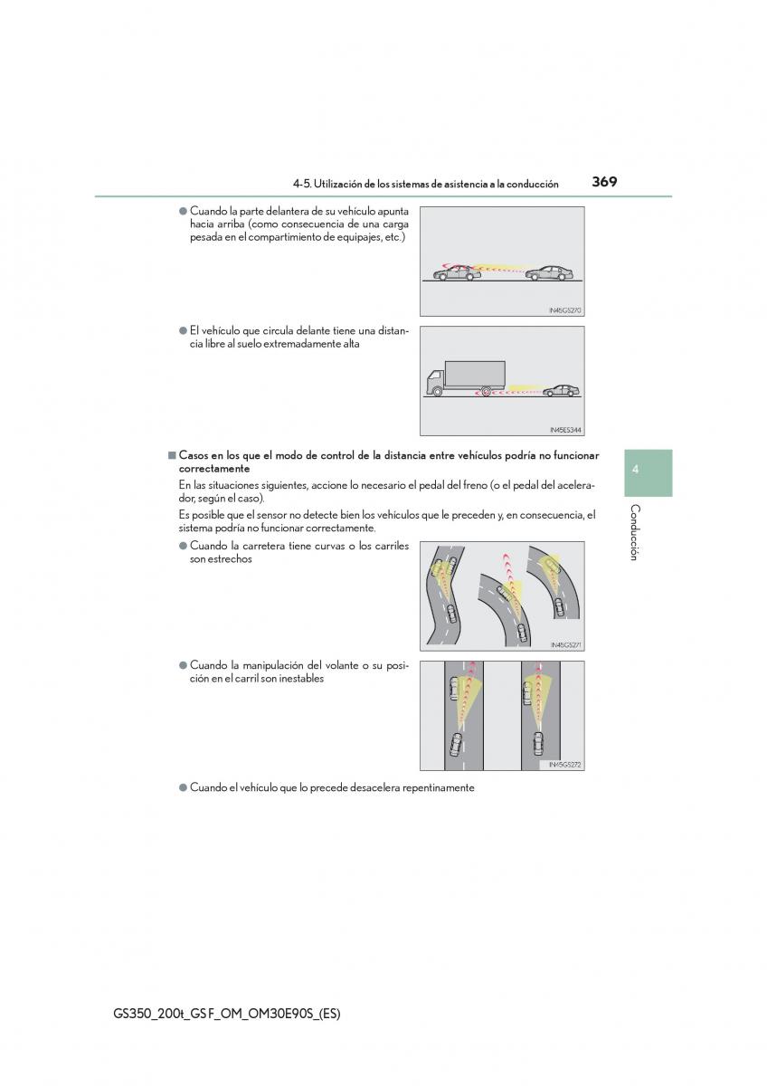 Lexus GS F IV 4 manual del propietario / page 369