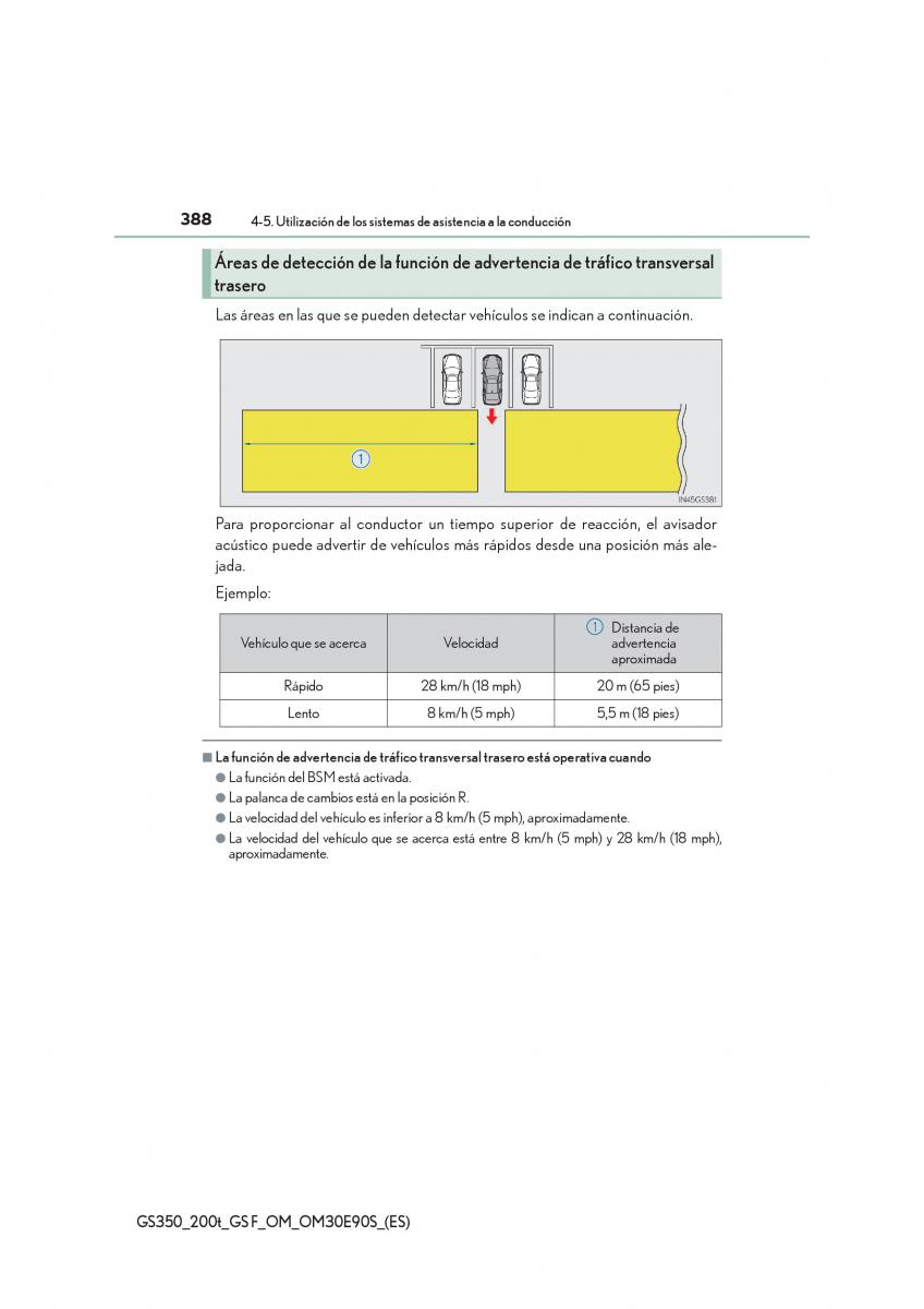 Lexus GS F IV 4 manual del propietario / page 388