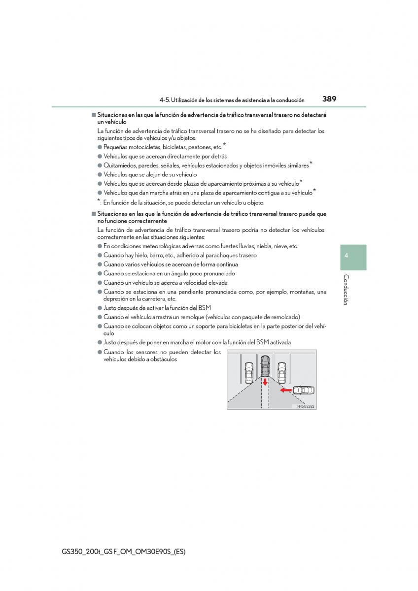 Lexus GS F IV 4 manual del propietario / page 389