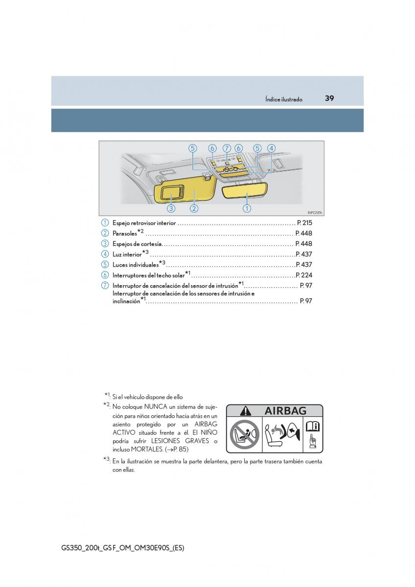 Lexus GS F IV 4 manual del propietario / page 39