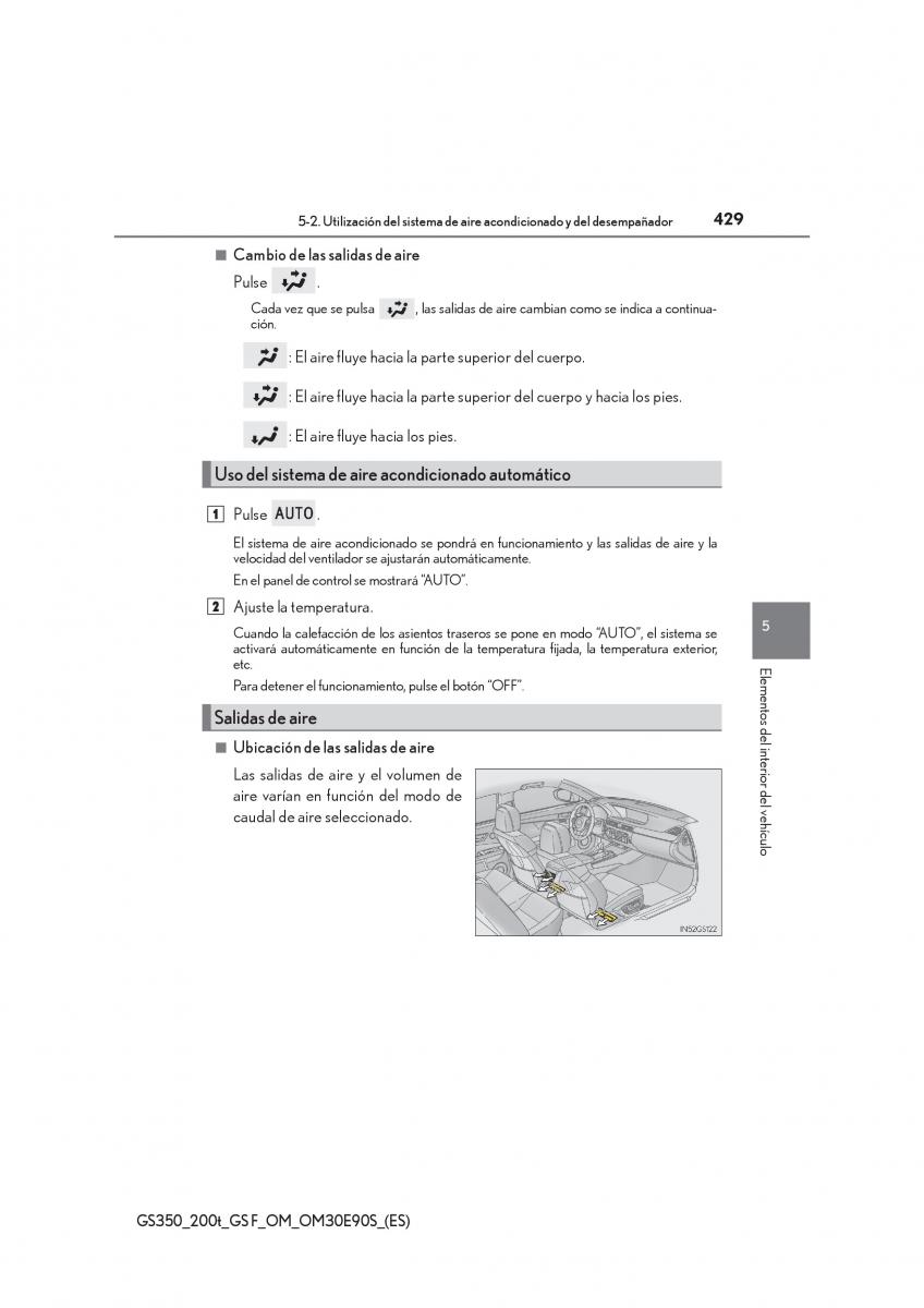 Lexus GS F IV 4 manual del propietario / page 429