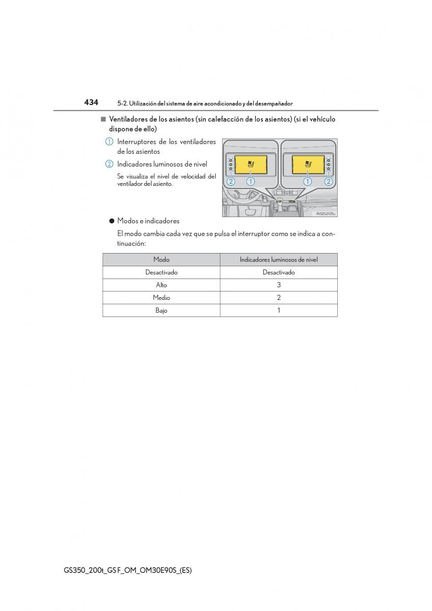 Lexus GS F IV 4 manual del propietario / page 434