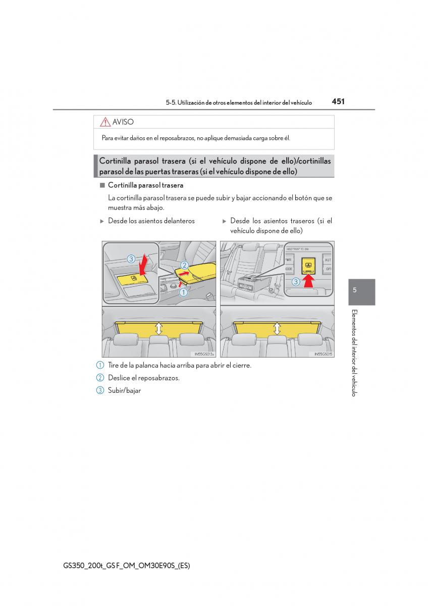 Lexus GS F IV 4 manual del propietario / page 451