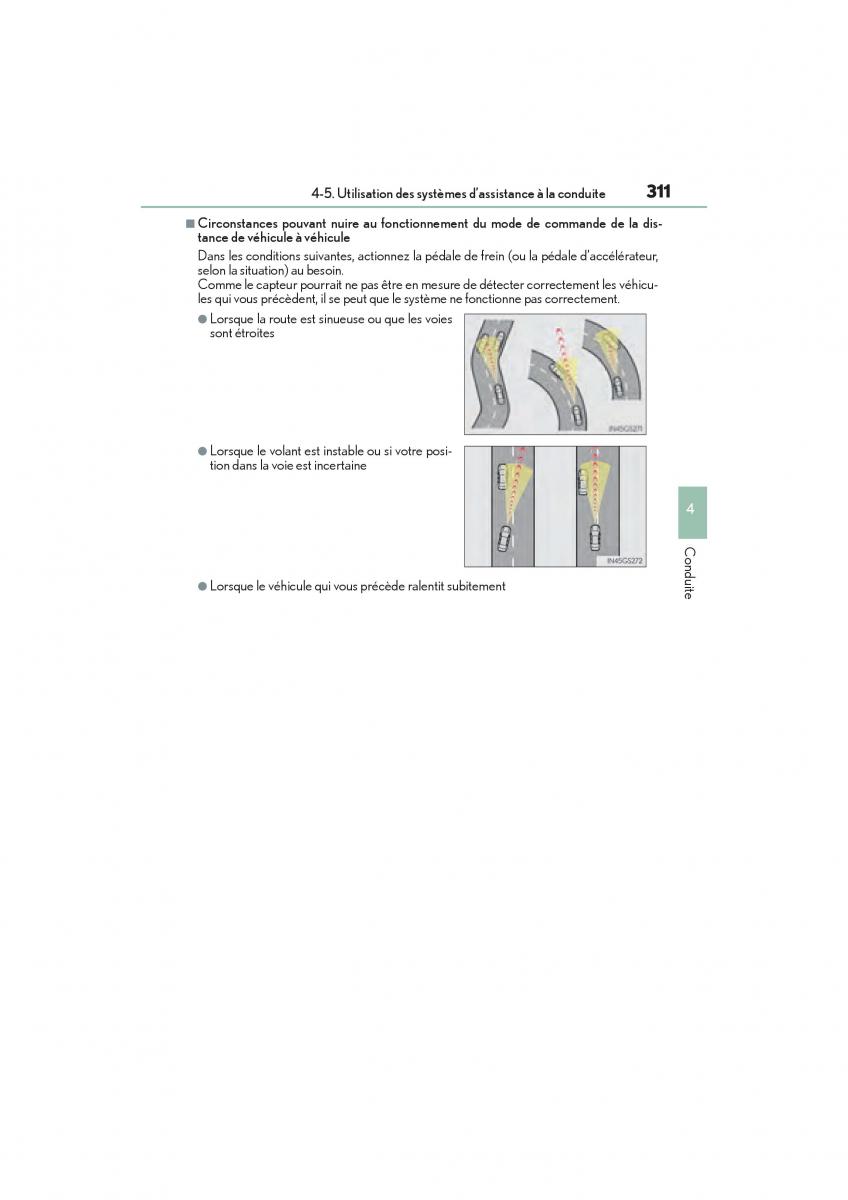 Lexus GS F IV 4 manuel du proprietaire / page 313