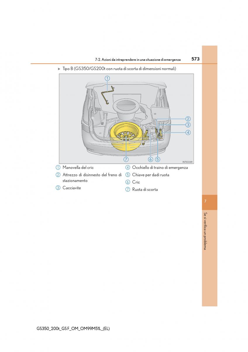 Lexus GS F IV 4 manuale del proprietario / page 573