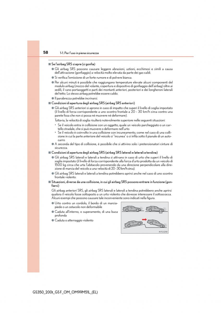 Lexus GS F IV 4 manuale del proprietario / page 58