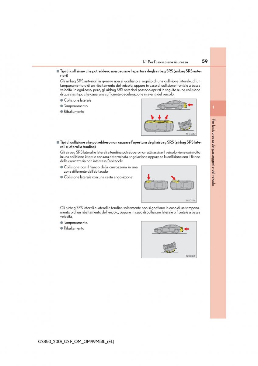 Lexus GS F IV 4 manuale del proprietario / page 59