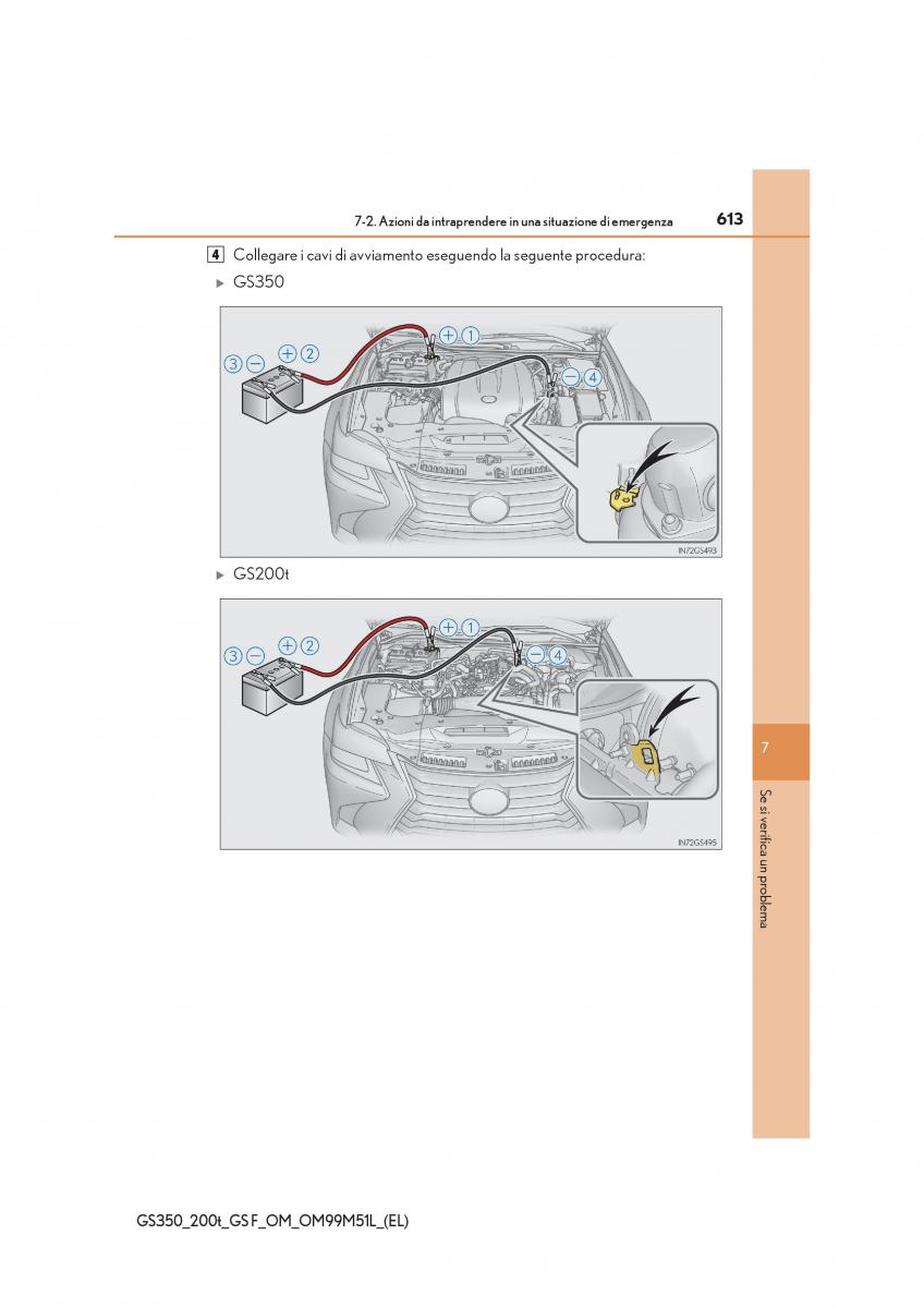 Lexus GS F IV 4 manuale del proprietario / page 613