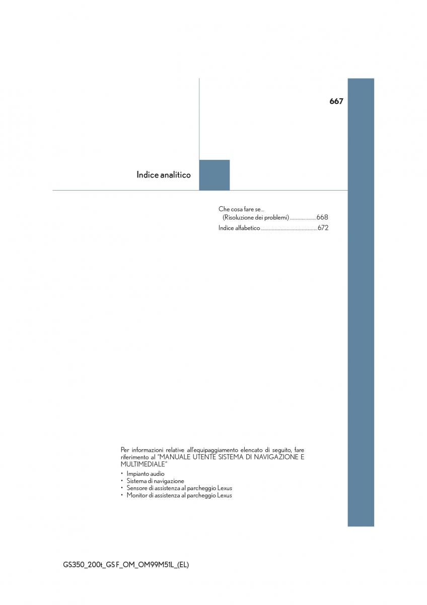 Lexus GS F IV 4 manuale del proprietario / page 667