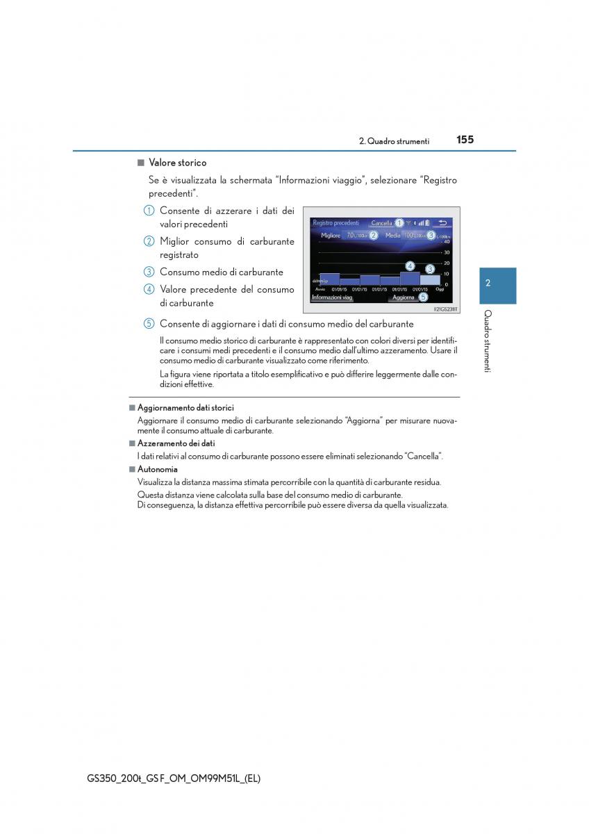 Lexus GS F IV 4 manuale del proprietario / page 155