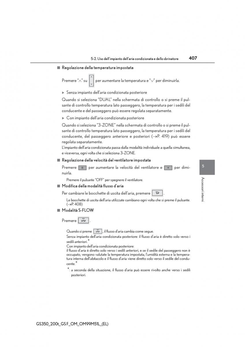 Lexus GS F IV 4 manuale del proprietario / page 407