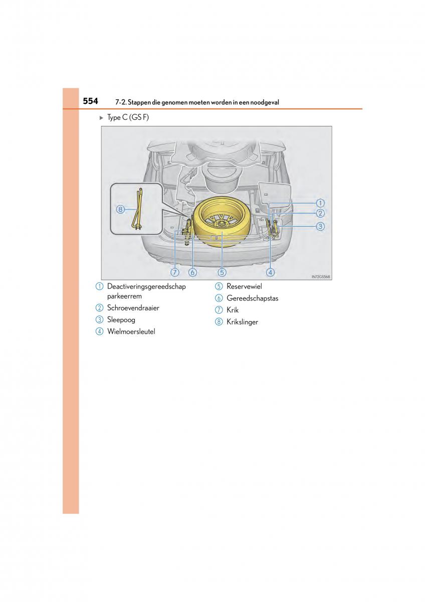 Lexus GS F IV 4 handleiding / page 554