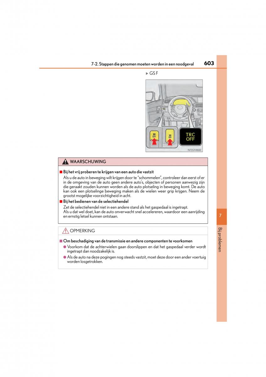 Lexus GS F IV 4 handleiding / page 603