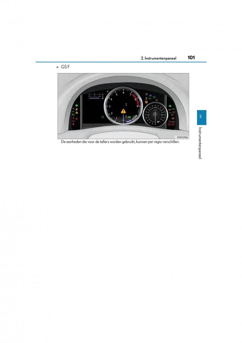 Lexus GS F IV 4 handleiding / page 101