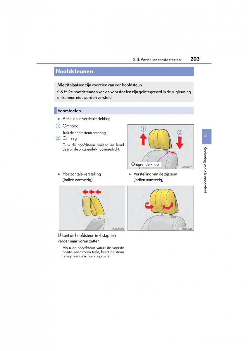 Lexus GS F IV 4 handleiding / page 203
