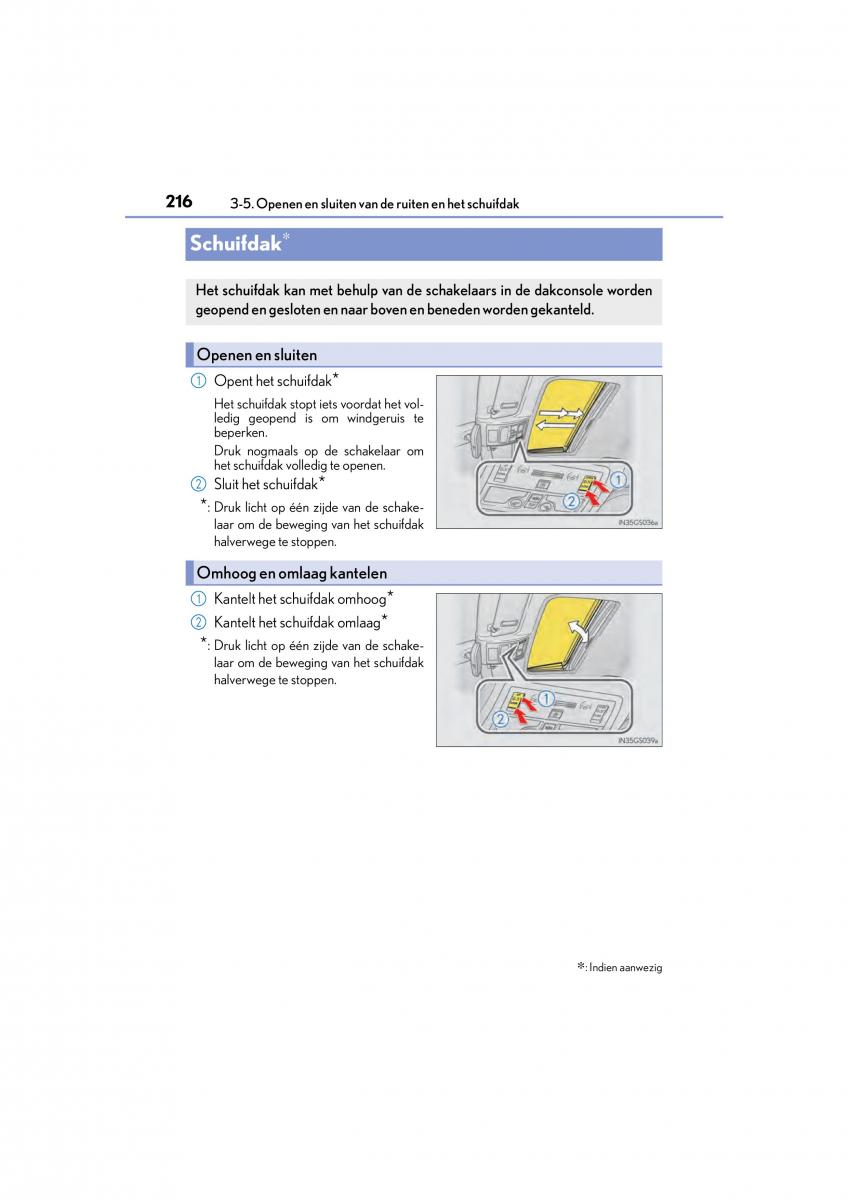 Lexus GS F IV 4 handleiding / page 216