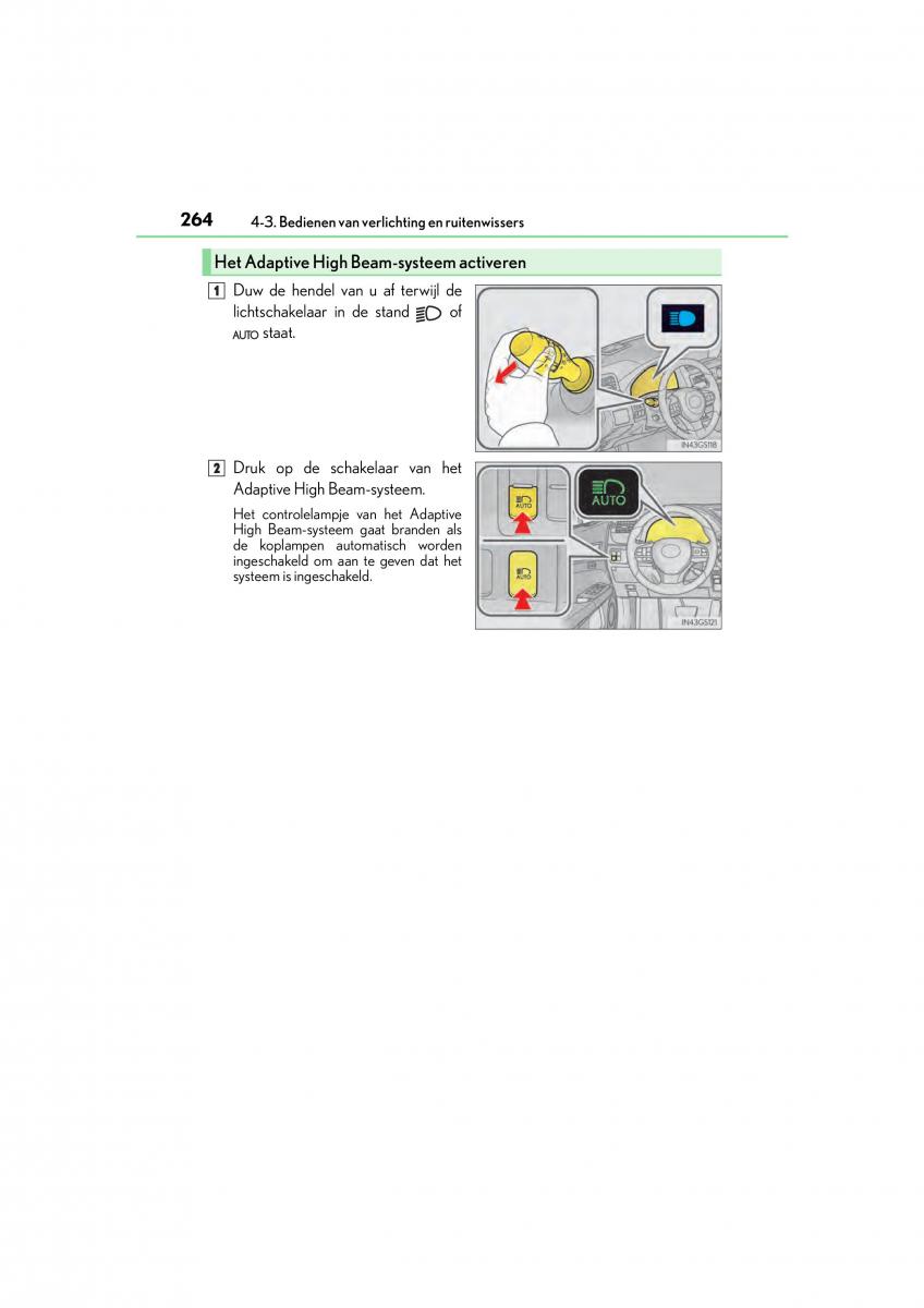 Lexus GS F IV 4 handleiding / page 264