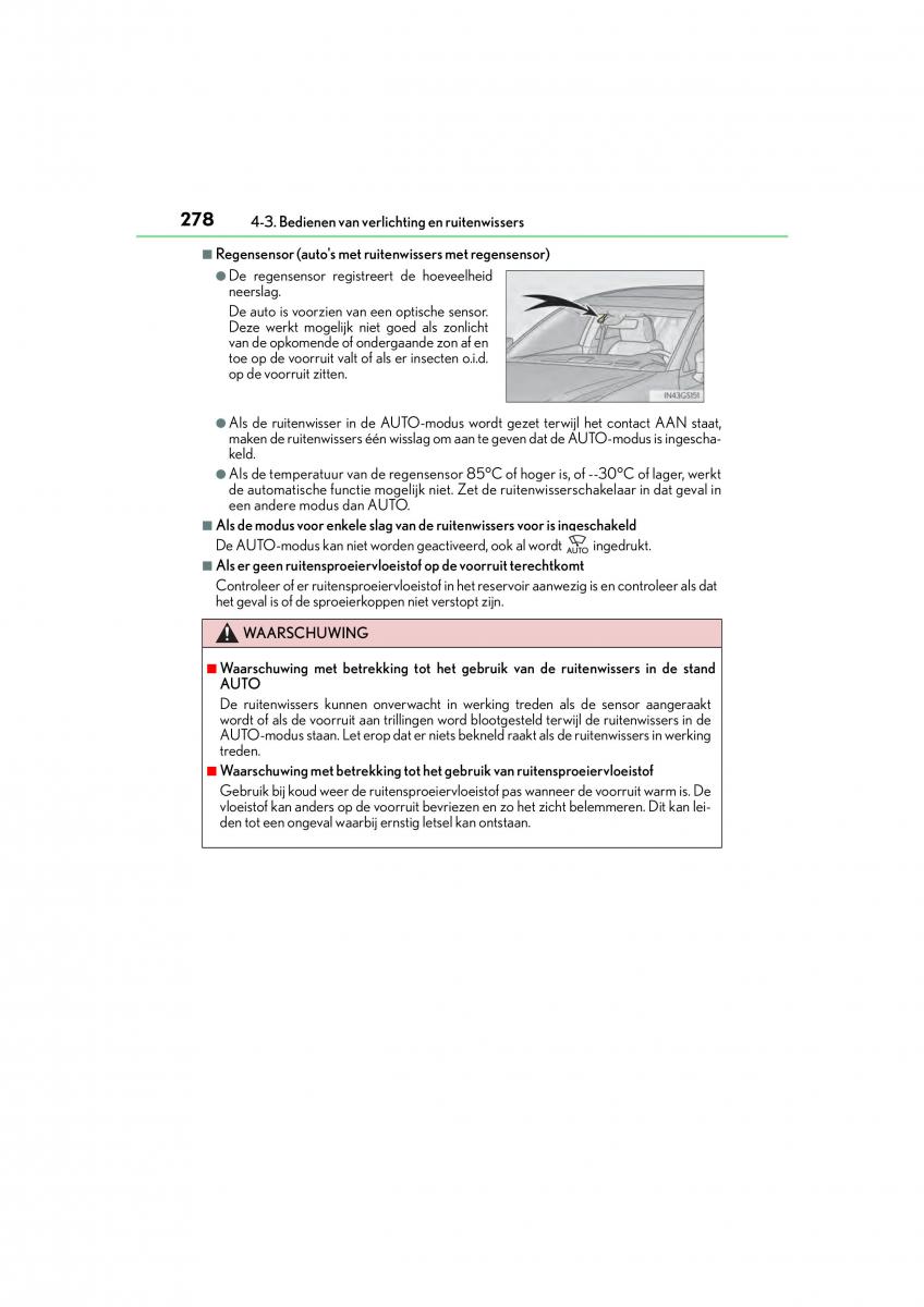 Lexus GS F IV 4 handleiding / page 278