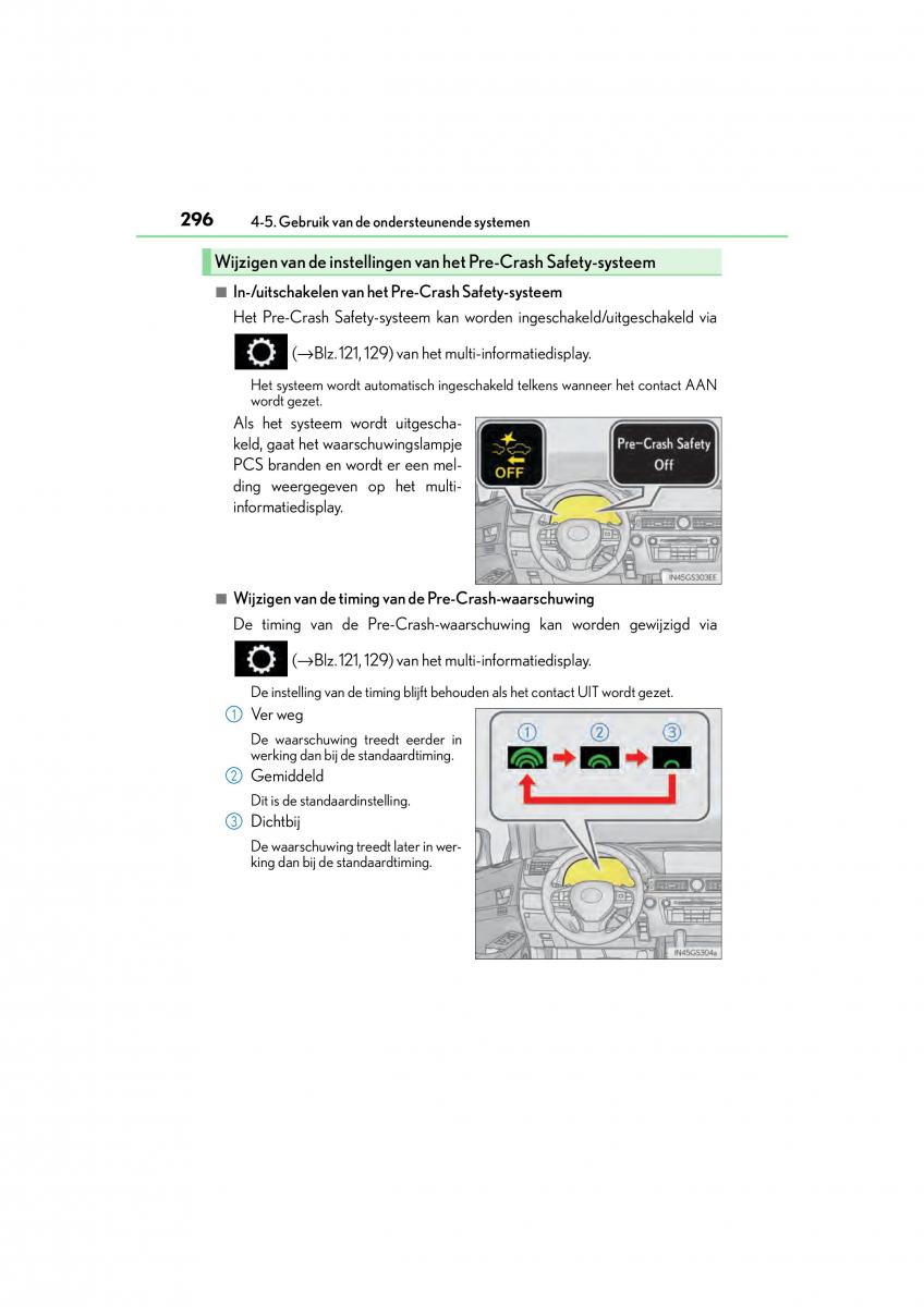 Lexus GS F IV 4 handleiding / page 296