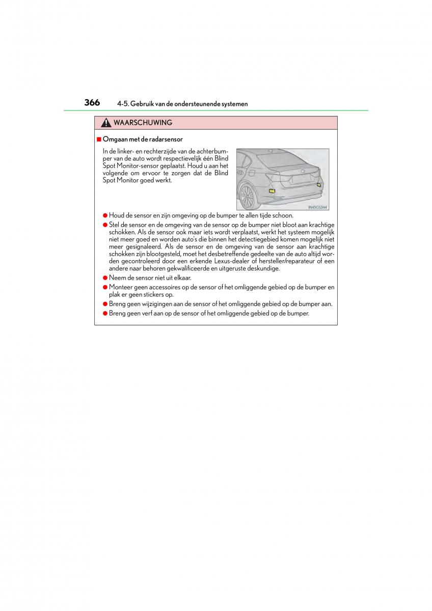 Lexus GS F IV 4 handleiding / page 366