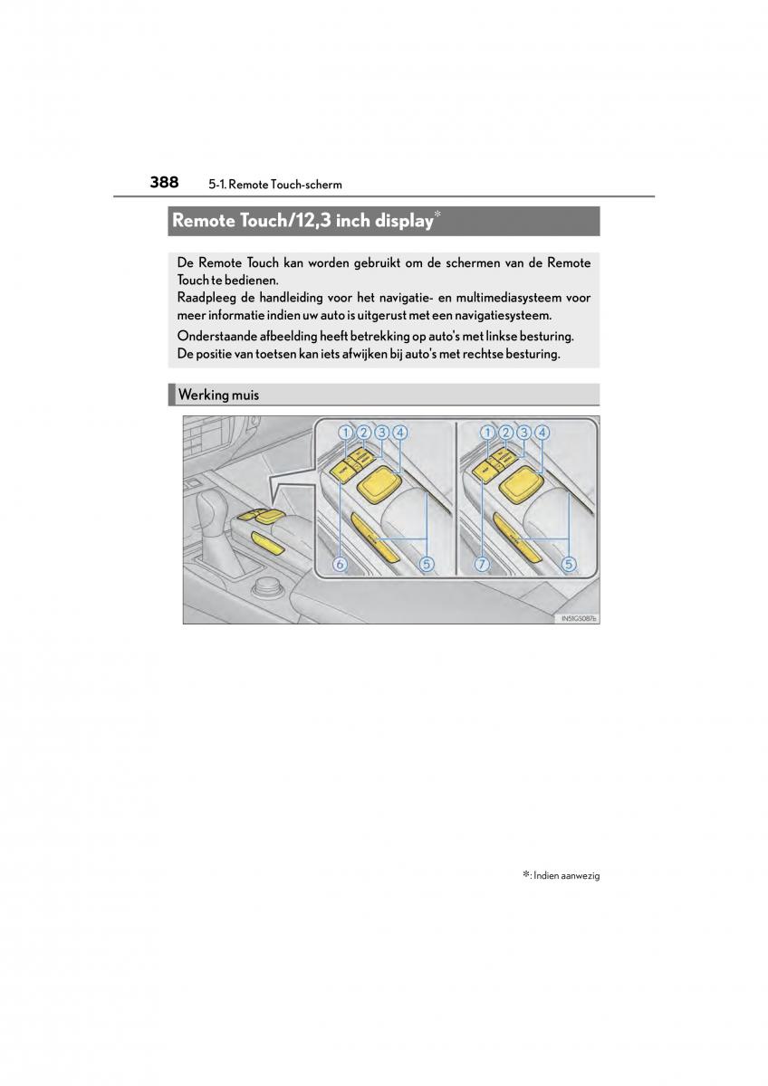 Lexus GS F IV 4 handleiding / page 388