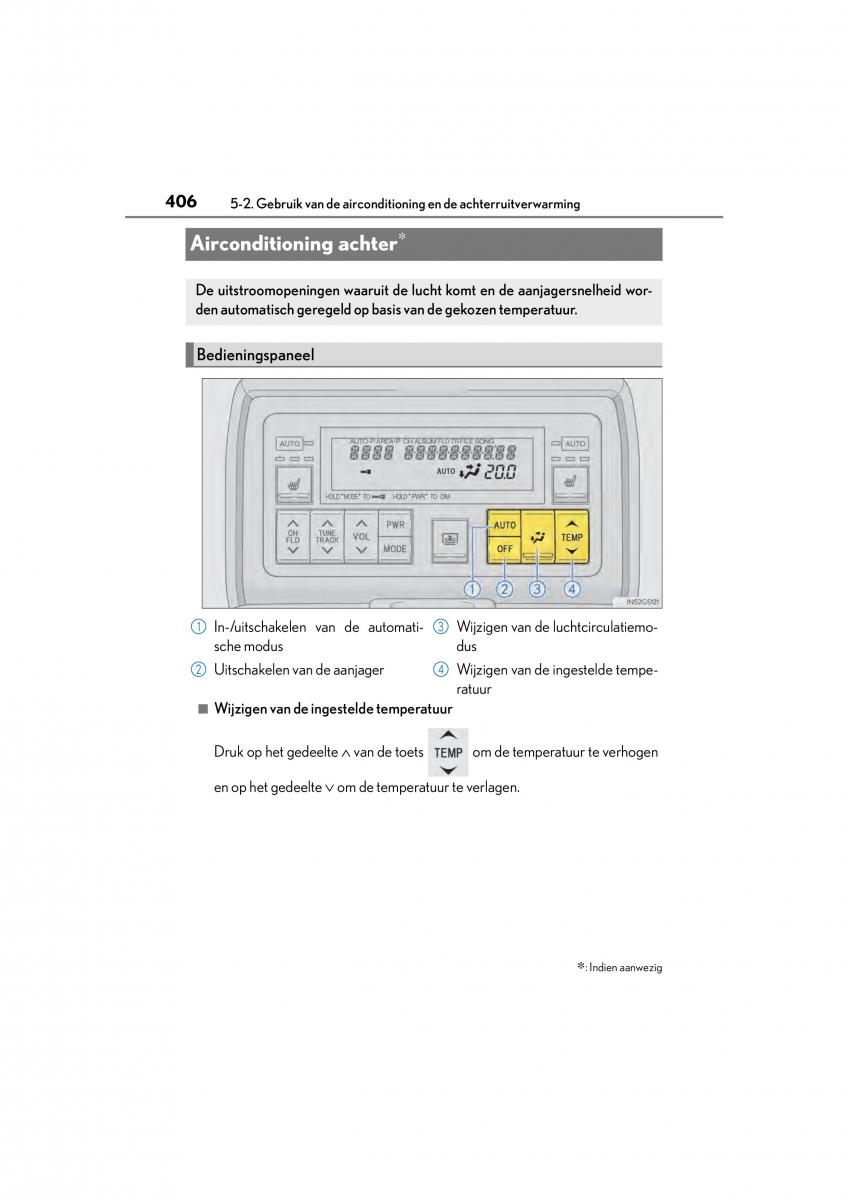 Lexus GS F IV 4 handleiding / page 406