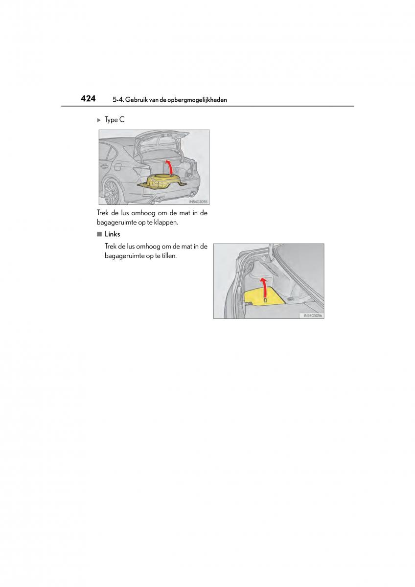 Lexus GS F IV 4 handleiding / page 424