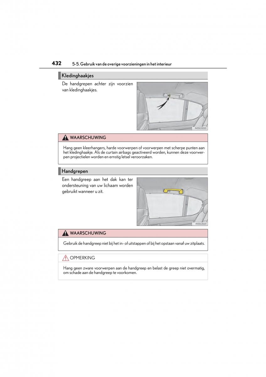 Lexus GS F IV 4 handleiding / page 432