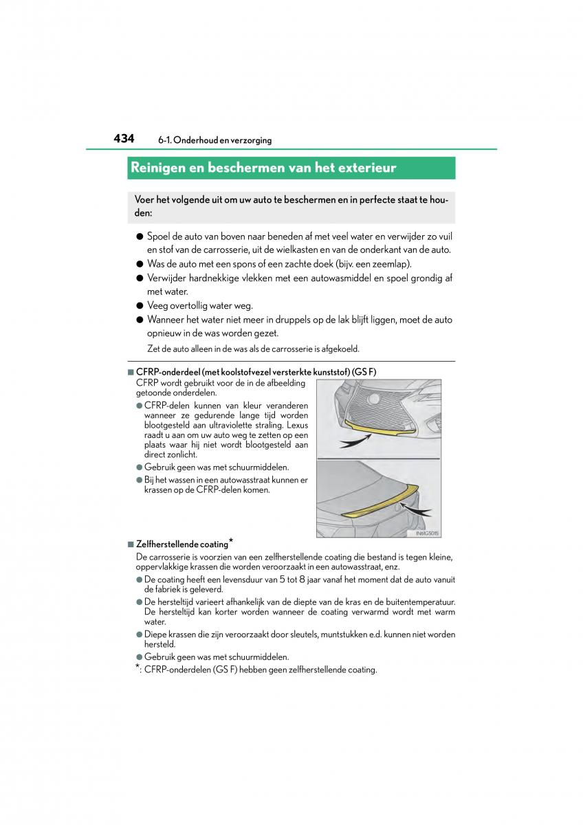 Lexus GS F IV 4 handleiding / page 434