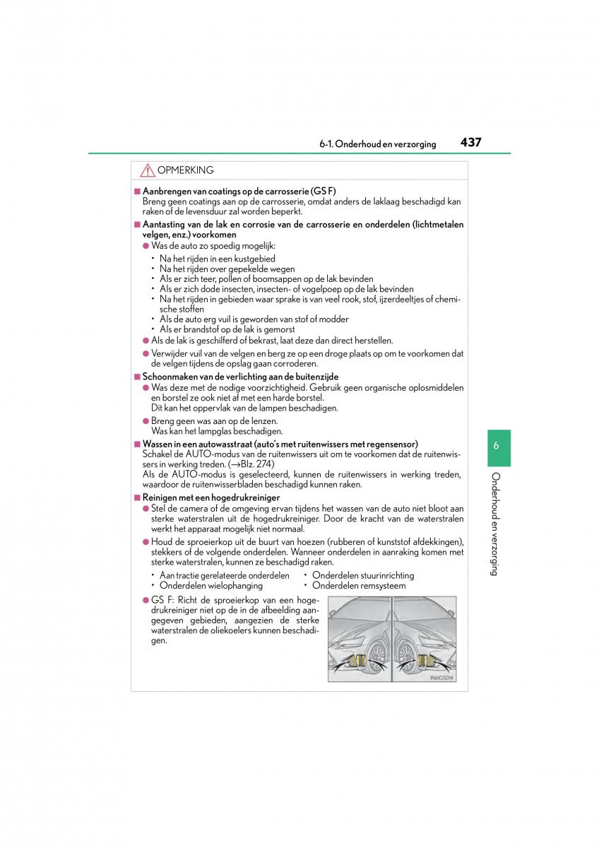 Lexus GS F IV 4 handleiding / page 437